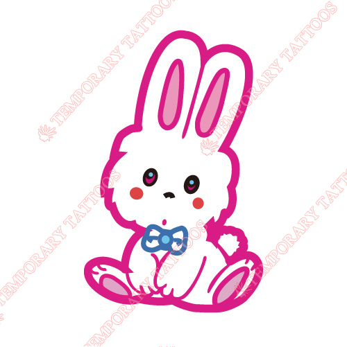 Rabbit Customize Temporary Tattoos Stickers NO.8943